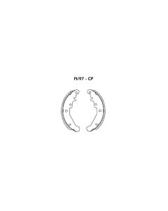 Sapata de Freio S/hast Strada 1.4 2003>2017/PALIO1.0 2002>2003/UNO Way Fireavo