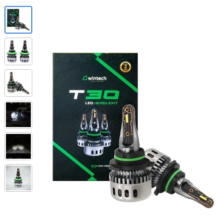 Lâmpada Led T30 HB4 10000ML 6500K 52W com Canceler