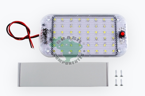 Lanterna Bau 48 Led 8W Bivolt 1200 Lumens