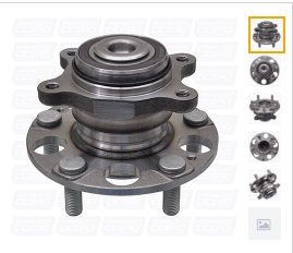 Cubo Roda C/rolamento Traseiro C/abs 5 Furos